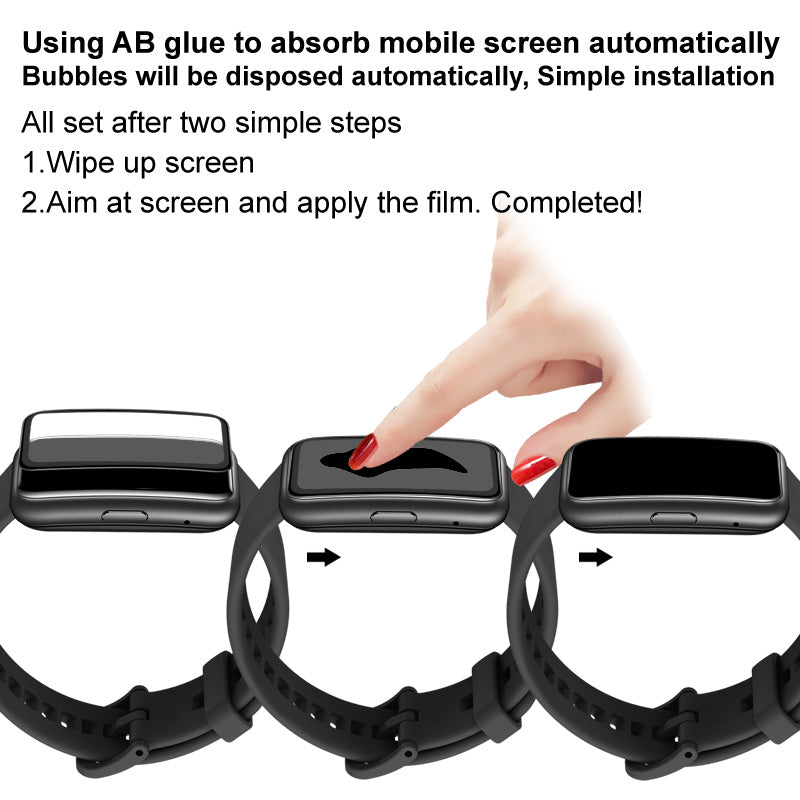 IMAK For Oppo Band 2 Watch Screen Protector Anti-Dust Bubble-Free Ultra Clear Flexible PMMA Screen Film IMAK For Oppo Band 2 Watch Screen Protector Anti-Dust Bubble-Free Ultra Clear Flexible PMMA Screen Film